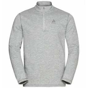 Manches Longues Odlo Men Mid Layer 1/2 Zip Berra Grey Melange
