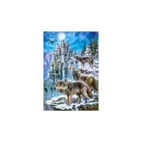 Puzzle Castorland - Loups et Château, 1500 pièces