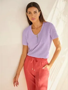 T-shirt qualité structurée tendance